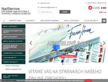 Tablet Screenshot of nailservice.cz